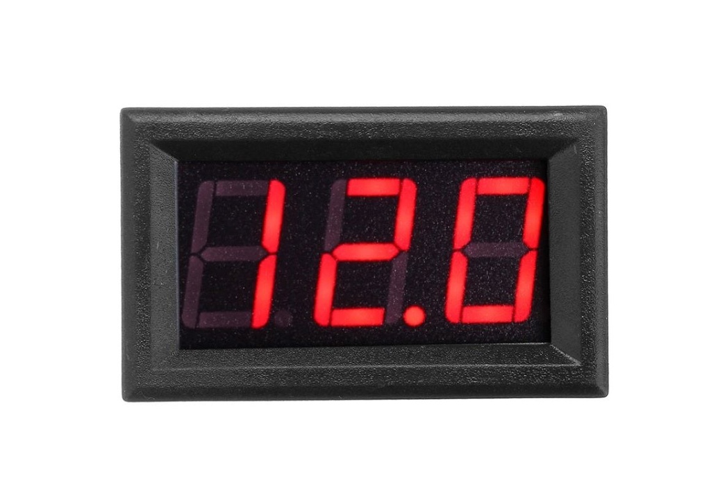 4.5-30V DC LED Voltage Meter Red