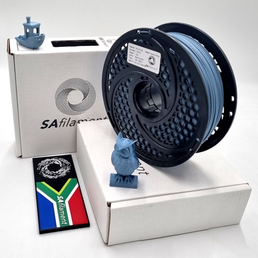 [SAF-PLA-PLUS-126] SA Filament PLA Plus Silky Steel Blue Filament